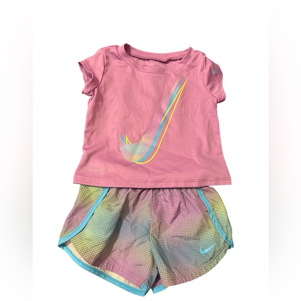 Nike Pink and Multicolor Kids Matching Set